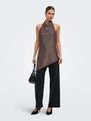 ONLCAROLINA S/L HALTERNECK TOP  JRS 15384902