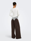 ONLLAILA L/S LACE MIX TOP JRS NOOS 15384850