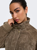 ONLISLA REAL SUEDE SHORT JACKE T OTW 15385863