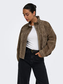 ONLISLA REAL SUEDE SHORT JACKE T OTW 15385863