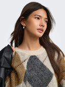ONLNOEME LS PATTERN O-NECK KNT 15378140