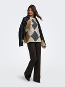 ONLNOEME LS PATTERN O-NECK KNT 15378140