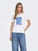 ONLKITA LIFE REG S/S PRINT TOP  NOOS 15367568