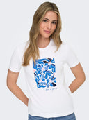 ONLKITA LIFE REG S/S PRINT TOP  NOOS 15367568
