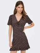 ONLMOLLY S/S V-NECK DRESS JRS NOOS 15371873