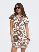 ONLLEILA C/S STRING SHIRT DRES S WVN 15371480