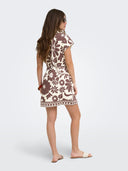 ONLLEILA C/S STRING SHIRT DRES S WVN 15371480