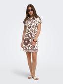 ONLLEILA C/S STRING SHIRT DRES S WVN 15371480