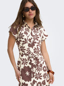 ONLLEILA C/S STRING SHIRT DRES S WVN 15371480