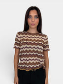 ONLASTER SS GLITTER O-NECK TEE  KNT 15369998