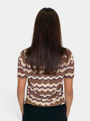 ONLASTER SS GLITTER O-NECK TEE  KNT 15369998