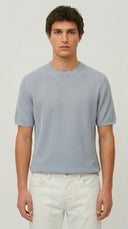 JORCASSIS KNIT TWISTED SS CREW  NECK 12295278