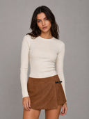 ONLTAVIA HW FAUX SUEDE SKORT P NT 15378751