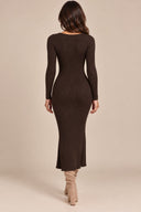 ONLASTA LS O-NECK DRESS EX KNT 15373788