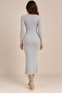 ONLASTA LS O-NECK DRESS EX KNT 15373788