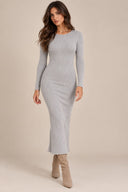 ONLASTA LS O-NECK DRESS EX KNT 15373788