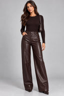 ONLSMOOTH HW FAUX LEATH WIDE P ANT CC PNT 15376854