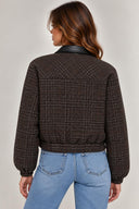 ONLMIKA CHECK BOMBER JACKET OT W 15382397