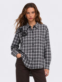 ONLBALVE LS CHECK DETAIL SHIRT  WVN 15384036