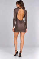 ONLCAROLINA L/S OPEN BACK DRES S JRS 15384904