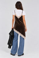 ONLEZZIA S/L ASSY VELVET LACE DRESS WVN 15383731