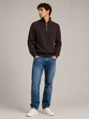JPRBLACONNOR KNIT HALF ZIP 12301708