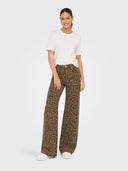 ONLMADISON HW WIDE ANIMAL PANT  CC PNT 15355777