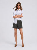 ONLTAVIA HW FAUX SUEDE BELT SH ORTS PNT 15378752