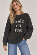ONLTORONTO LS TEXT O-NECK KNT 15378442