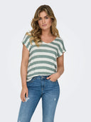 ONLLIRA LIFE S/S V-NECK TOP JR S NOOS 15252103