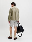 JPSTACE JJSUMMER LINEN BLEND S HORT SN 12248627