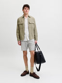 JPSTACE JJSUMMER LINEN BLEND S HORT SN 12248627