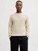 JPRLAMBSWOOL KNIT CREW NECK LN 12216799
