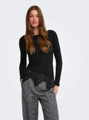 ONLLAILA L/S LACE MIX TOP JRS NOOS 15384850