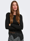 ONLLAILA L/S LACE MIX TOP JRS NOOS 15384850