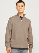 JPRBLAMILANO STITCH KNIT HALF ZIP SN 12259664